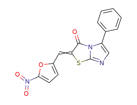 2-(5-nitro-furan-2-ylmethylene)-5-phenyl-imidazo[2,1-<i>b</i>]thiazol-3-one