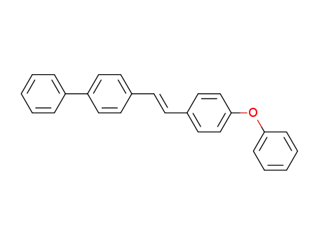 Molecular Structure of 23820-47-5 (trans-4-<4-Phenyloxy-styryl>-biphenyl)
