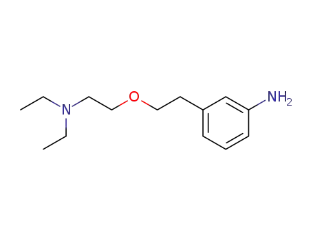 Molecular Structure of 25890-96-4 (3-{2-[2-(diethylamino)ethoxy]ethyl}aniline)