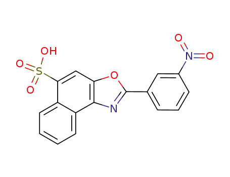 2-(3-nitro-phenyl)-naphtho[1,2-<i>d</i>]oxazole-5-sulfonic acid