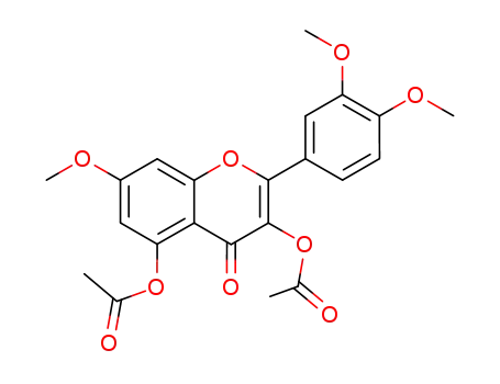 3,5-diacetoxy-2-(3,4-dimethoxy-phenyl)-7-methoxy-chromen-4-one