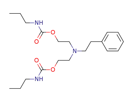 Propyl-carbamic acid 2-[phenethyl-(2-propylcarbamoyloxy-ethyl)-amino]-ethyl ester