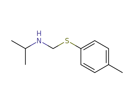 Molecular Structure of 25508-61-6 (p-Tolyl-isopropylaminomethyl-sulfid)