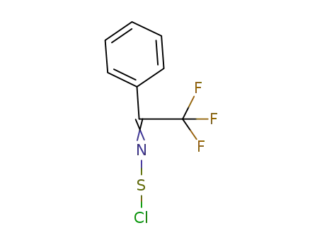 2,2,2-trifluoro-1-phenyl-ethanone <i>S</i>-chloro-thiooxime