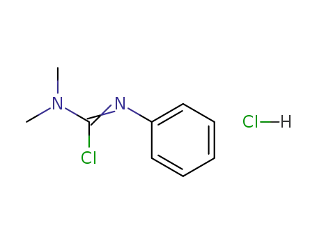 Carbamimidic chloride, N,N-dimethyl-N'-phenyl-, monohydrochloride