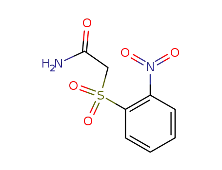 Molecular Structure of 93249-24-2 (Acetamide, 2-[(2-nitrophenyl)sulfonyl]-)
