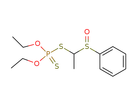 Dithiophosphorsaeure-<O,O-diaethyl-S-(1-benzolsulfinyl-aethyl)>-ester