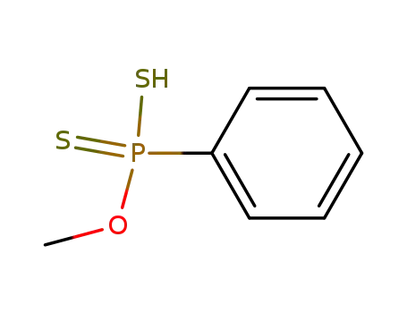 Molecular Structure of 45847-24-3 (Phosphonodithioic acid, phenyl-, O-methyl ester)
