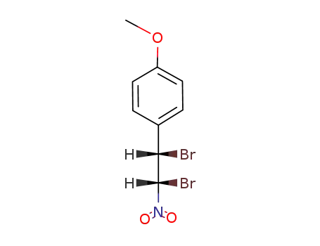 Molecular Structure of 22013-85-0 (Benzene, 1-(1,2-dibromo-2-nitroethyl)-4-methoxy-)