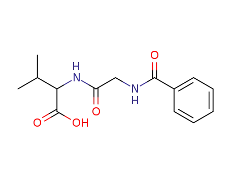 Molecular Structure of 121449-39-6 (<i>N</i>-(<i>N</i>-benzoyl-glycyl)-valine)
