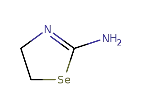 Molecular Structure of 15267-04-6 (4,5-dihydro-1,3-selenazol-2-amine)