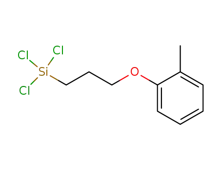 Trichlor-<3-(o-tolyloxy)-propyl>-silan