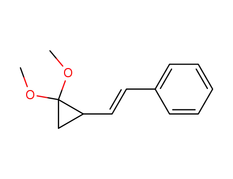 Benzene, [2-(2,2-dimethoxycyclopropyl)ethenyl]-, (E)-