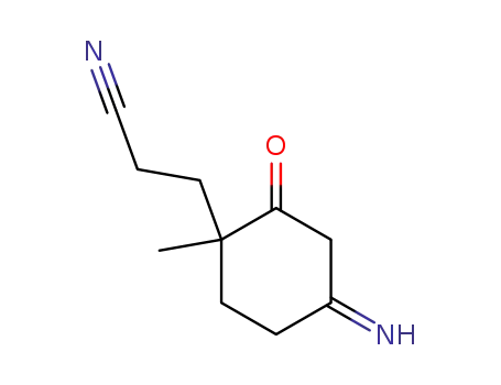 4-Imino-1-methyl-1-(2-cyan-ethyl)-cyclohexanon-<sup>(2)</sup>