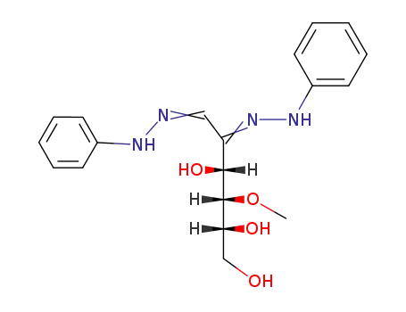 <i>O</i><sup>4</sup>-methyl-D-<i>arabino</i>-[2]hexosulose-bis-phenylhydrazone
