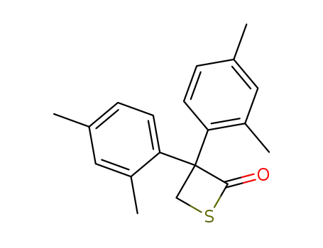 3,3-bis-(2,4-dimethyl-phenyl)-thietan-2-one