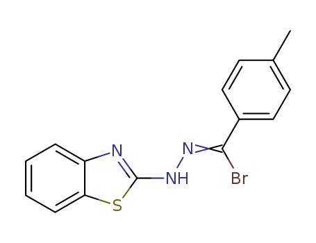 <i>N</i>'-benzothiazol-2-yl-4-methyl-benzohydrazonoyl bromide