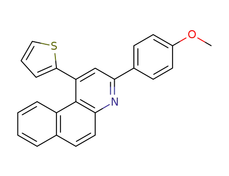 3-(4-methoxy-phenyl)-1-thiophen-2-yl-benzo[<i>f</i>]quinoline