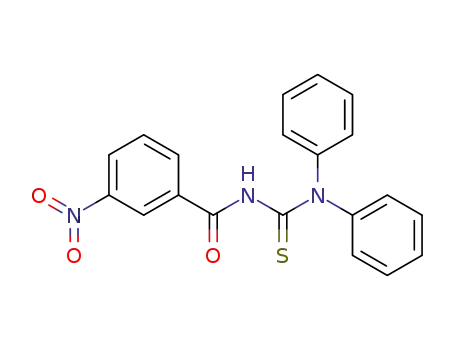 <i>N</i>'-(3-nitro-benzoyl)-<i>N</i>,<i>N</i>-diphenyl-thiourea
