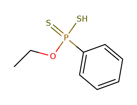 Molecular Structure of 1007-94-9 (Phosphonodithioic acid, phenyl-, O-ethyl ester)