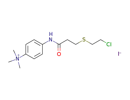 4-({3-[(2-chloroethyl)sulfanyl]propanoyl}amino)-N,N,N-trimethylanilinium