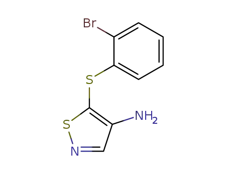 5-(2-bromo-phenylsulfanyl)-isothiazol-4-ylamine