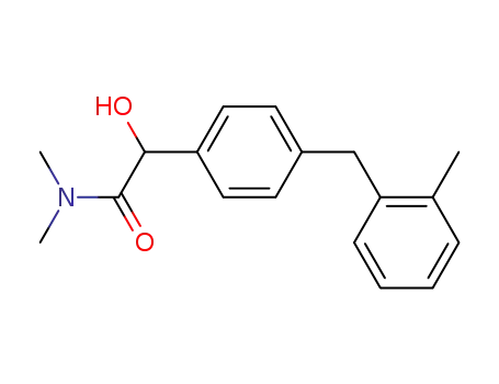 2-Hydroxy-N,N-dimethyl-2-[4-(2-methyl-benzyl)-phenyl]-acetamide