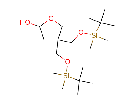 2-Furanol,
4,4-bis[[[(1,1-dimethylethyl)dimethylsilyl]oxy]methyl]tetrahydro-