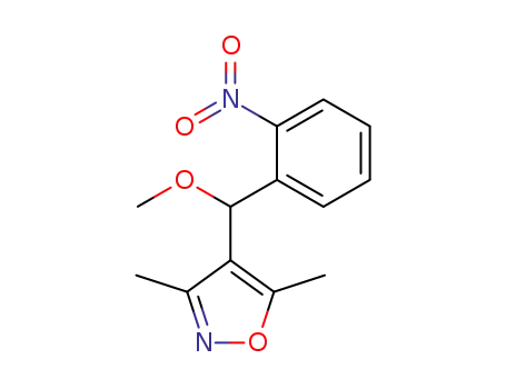4-[methoxy-(2-nitro-phenyl)-methyl]-3,5-dimethyl-isoxazole