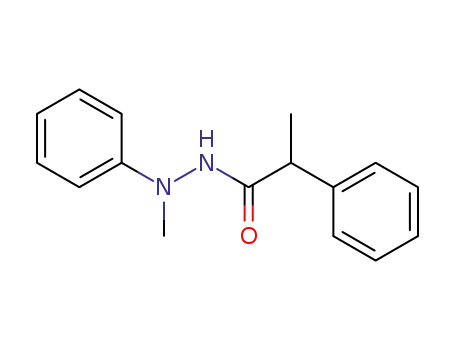 2-phenyl-propionic acid-(<i>N</i>'-methyl-<i>N</i>'-phenyl-hydrazide)