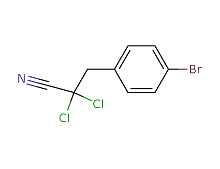 2,2-Dichlor-3-<4-brom-phenyl>-propionitril