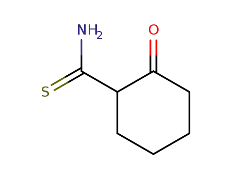 Molecular Structure of 51978-91-7 (Cyclohexanecarbothioamide, 2-oxo-)