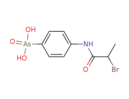 Molecular Structure of 873983-18-7 ([4-(2-bromo-propionylamino)-phenyl]-arsonic acid)
