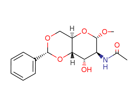 a-D-Altropyranoside, methyl2-(acetylamino)-2-deoxy-4,6-O-(phenylmethylene)- cas  17327-07-0