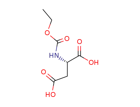 Molecular Structure of 6965-27-1 (N-(ethoxycarbonyl)aspartic acid)