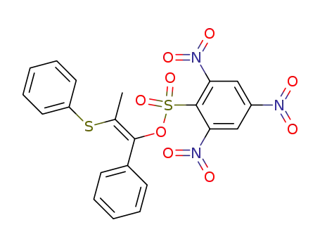 2,4,6-Trinitro-benzenesulfonic acid (E)-1-phenyl-2-phenylsulfanyl-propenyl ester