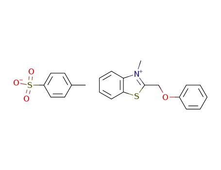 3-methyl-2-phenoxymethyl-benzothiazolium; toluene-4-sulfonate
