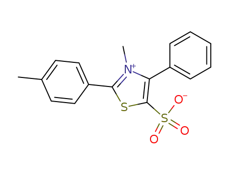 3-methyl-4-phenyl-5-sulfo-2-<i>p</i>-tolyl-thiazolium betaine