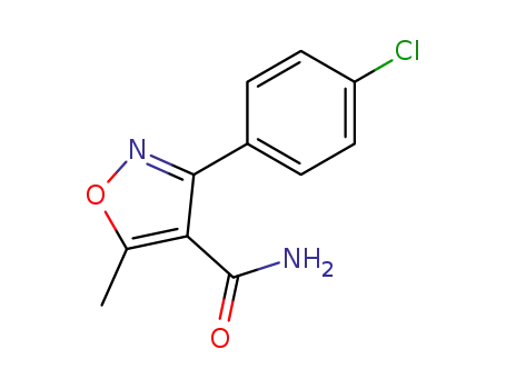 3-(4-chloro-phenyl)-5-methyl-isoxazole-4-carboxylic acid amide