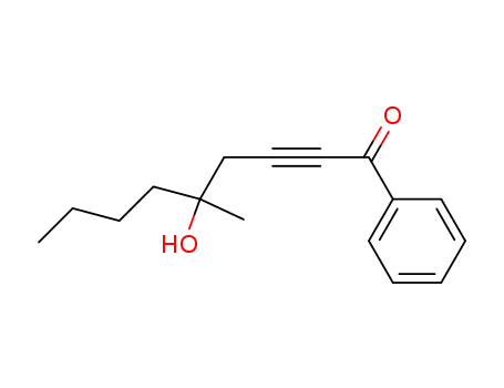 5-Hydroxy-5-methyl-1-phenyl-non-2-in-1-on