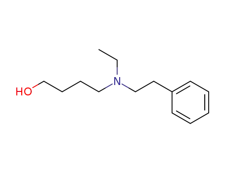 Molecular Structure of 66859-70-9 (4-(N-Ethyl-N-phenethylamino)-1-butanol)
