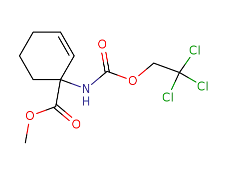 1-(2,2,2-Trichloro-ethoxycarbonylamino)-cyclohex-2-enecarboxylic acid methyl ester