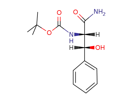 N-t-Butoxycarbonyl-threo-DL-β-phenyl-Ser-amid