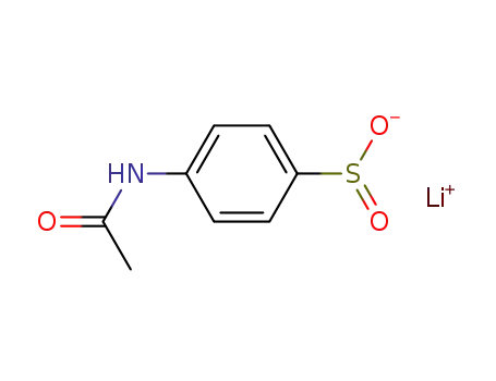 Lithium; 4-acetylamino-benzenesulfinate