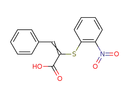 2-Propenoic acid, 2-[(2-nitrophenyl)thio]-3-phenyl-