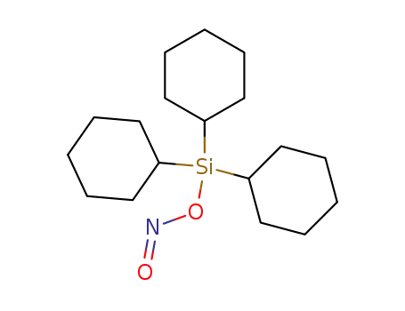 Molecular Structure of 61209-10-7 (Nitrous acid, tricyclohexylsilyl ester)