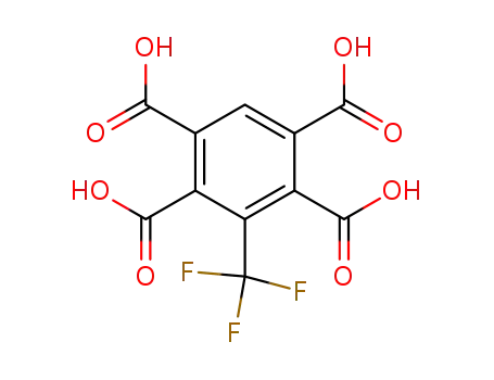 Molecular Structure of 53812-59-2 (1,2,4,5-Benzenetetracarboxylic acid, 3-(trifluoromethyl)-)