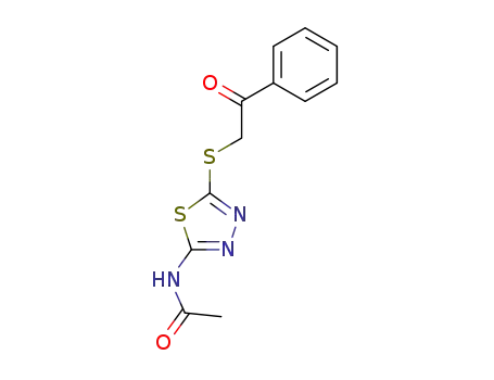 Acetamide, N-[5-[(2-oxo-2-phenylethyl)thio]-1,3,4-thiadiazol-2-yl]-