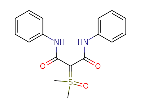 Dimethyl-oxo-sulfonium-<bis-phenylcarbamoyl-methylid>