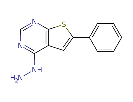 4-HYDRAZINYL-6-PHENYLTHIENO[2,3-D]PYRIMIDINECAS